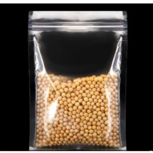 Επαναλαμβανόμενη επίπεδη συσκευασία τροφίμων θήκη φερμουάρ ματ καθαρό φερμουάρ πλαστική σακούλα