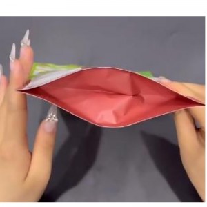 Δημοφιλής θήκη φερμουάρ για πρωτεΐνη ορού γάλακτος συσκευασία τσάντες καφέ καφέ