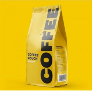 Προσαρμοσμένο 8oz 12oz 16oz αλουμινίου αλουμινίου πλευρική τσάντες καφέ καφέ με κασσίτερο και βαλβίδα χονδρική ποιότητα προσιτές τσά...