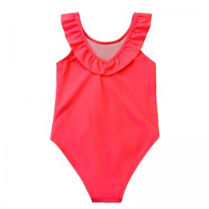 Baby Custom Swimwear Ruffle-Strap Baby Swimwear OEM Swimwear Beachwear Παιδιά Κορίτσια