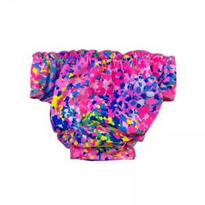 Οι πάνες μωρών τυπωμένες floral πτυχές άνετα απορροφητικά τόσο χαριτωμένα λαμπερά ροζ ροζ