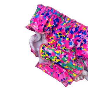 Οι πάνες μωρών τυπωμένες floral πτυχές άνετα απορροφητικά τόσο χαριτωμένα λαμπερά ροζ ροζ