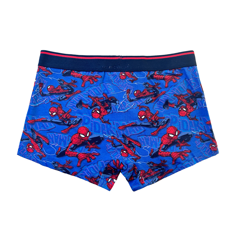 Baby Navy Blue Spider-Man Print Comfort Basic Boy Underpants Χρωματική αντίθεση