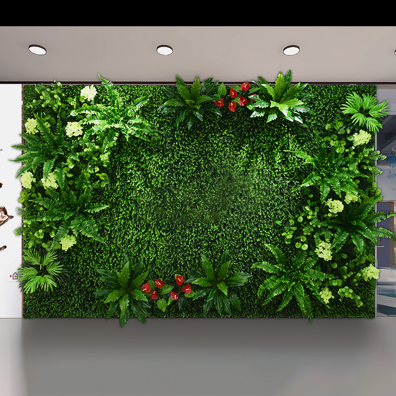 Διακοσμητικό τεχνητό κουτί κάθετο πράσινο κήπο Ανθεκτικό ζωντανό τοίχο χόρτου για προμηθευτή κήπου διακόσμηση γάμου διακοσμήσεις κηπουρικής διακόσμησης