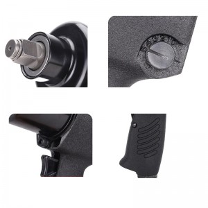 Πνευματική υψηλή σταθερή ροπή ροπής ελαφρύ βάρος πνευματικό κλειδί βιομηχανικό βαθμό πνευματικό κρούση κλειδί κλειδί πιστόλι π...