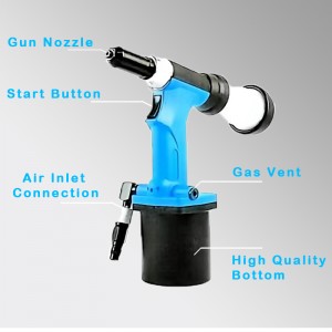 Αυτο-αποκατάσταση τραβήξτε όπλο νυχιών ισχυρό όπλο δάγκωμα πριτσίνου