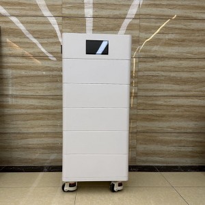 51.2V 100A πακέτο μπαταρίας LifePo4 με έξυπνη έξυπνη οθόνη LED 5kWh 10kWh 15kWh 20kWh Max Power έως 40kwh