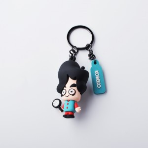 Προσαρμοσμένη διαφημιστική PVC Factory Τιμή Metal Keychains Car Letter Food 3D Εκτύπωση Δωρεάν Σχεδιασμός