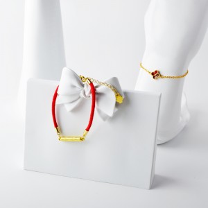 Νέο 4 Λουλούδια ροδάκινου Κοίλα Ένα Λευκό Shell Λουλούδι ροδάκινου Αξεσουάρ Βραχιόλι