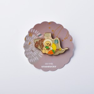 Προσαρμοσμένη απομίμηση σμάλτο σμάλτο κωμικό λογότυπο εικόνας, δωρεάν δειγματοληπτική αμοιβή, κατάλληλη για συλλογή, χρυσά μετα...