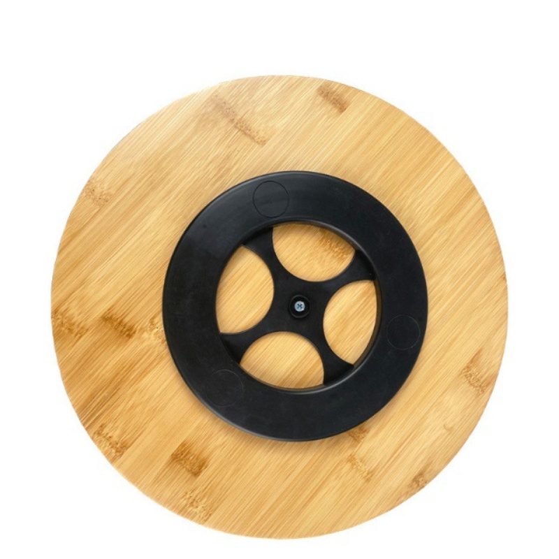 Περιστρεφόμενος δίσκος αποθήκευσης Bamboo Oragnizer Tray