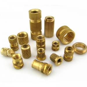 Μπρούτζινο παξιμάδι με σπείρωμα με τυφλό σπείρωμα