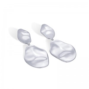 Hongde 14 καρατίων επιχρυσωμένο ασήμι 925 στερλίνα σκουλαρίκια Teardrop Statement κρέμονται