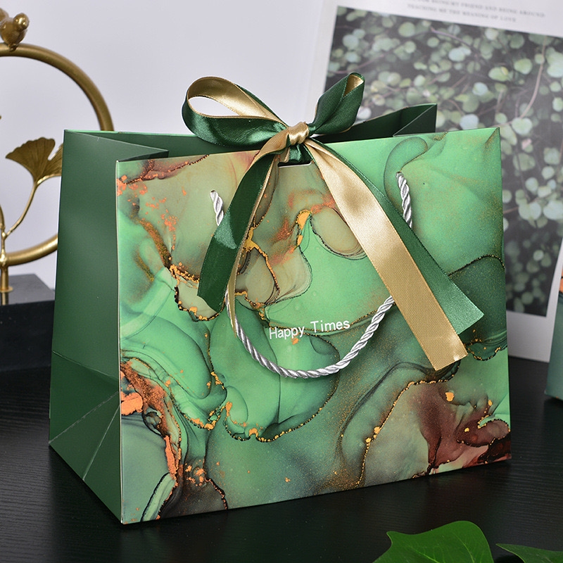 Ειδική Χάρτινη Τσάντα Marble Luxe