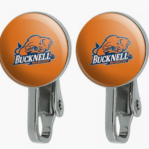 Επίσημο κλιπ Bucknell Bison-Σε σκουλαρίκια - ψηλά-Ποιοτικό κράμα μετάλλου, εποξικό-Επικαλυμμένο, όχι-Απαιτείται διάτρηση, κοσμήματα ημέ...