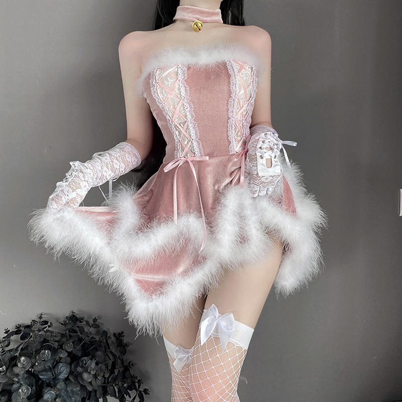 Cosplay αθώος - Κοιτάζοντας φορέματα, πιτζάμες Camisole, σέξι κοστούμια, στολές, Διαδίκτυο - celebrity bunny girl ρούχα με υψηλό - End Feel 78 Τιμή:$239.99