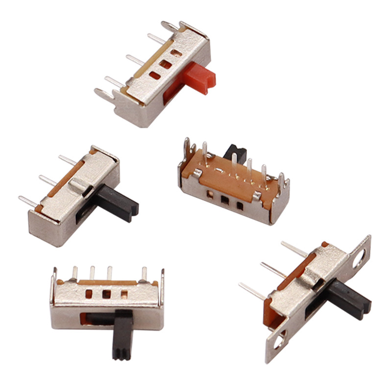 Slide Switch SS13D07 Single-τετραμελής σειρά-Διακόπτης εναλλαγής Pin Micro, Continic Agggle Switch For Electrical Appliances, 3, 4, 5 και 6 Ρυθμιστικές θέσεις