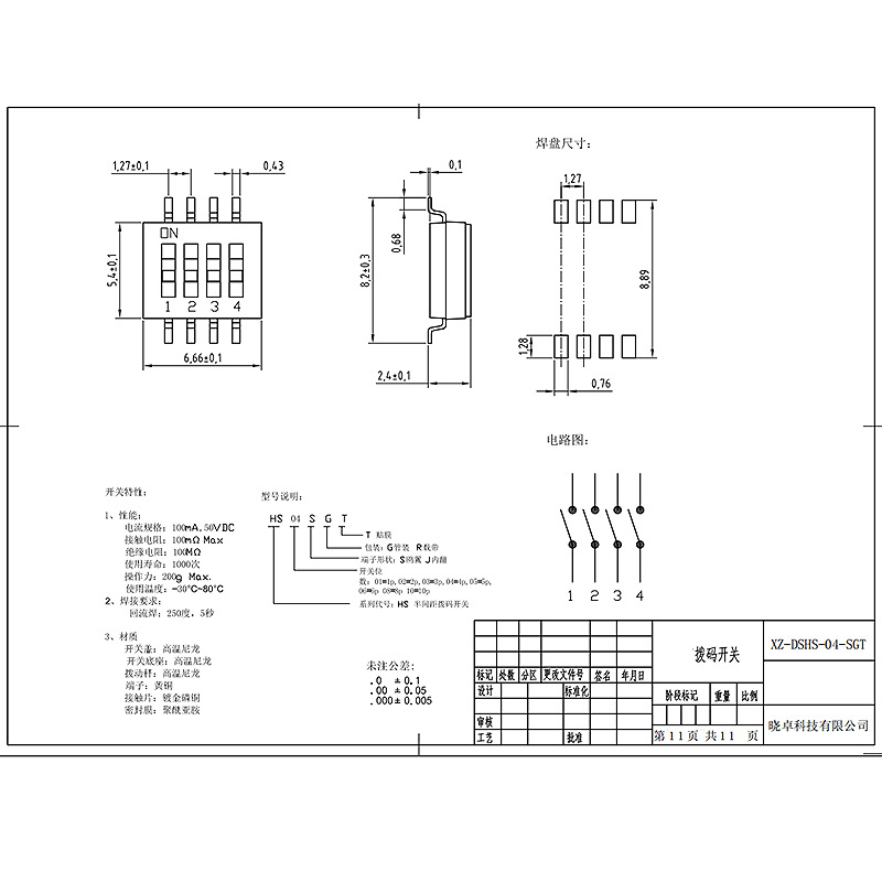 DIP Switch DSHS-04-SGT, Μονάδα λήψης σήματος για εξοπλισμό αυτοματοποίησης αυτοκινήτων
