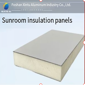 Μονωμένα πλαίσια κράματος αλουμινίου στην οροφή