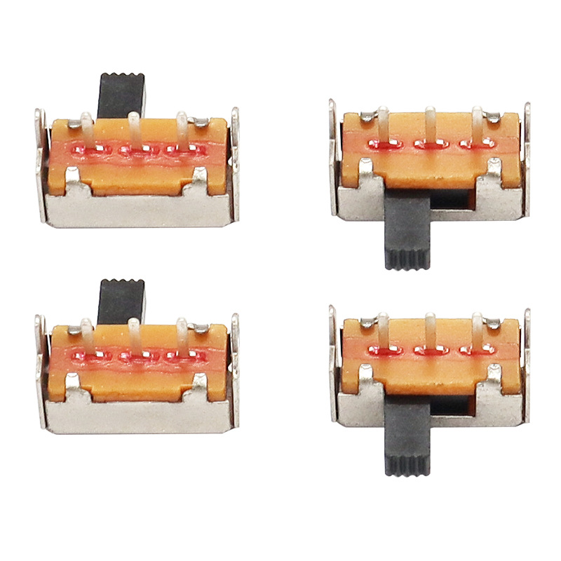 Slide Swite SK12F14 πλευρά-Τραβήξτε οριζόντιο διακόπτη, πλευρά λυχνίας οροφής-Τραβήξτε τον διακόπτη διαφάνειας, μονός-σειρά 3-Pin Vertical Slide Switch