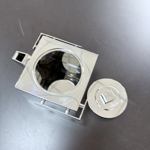 Zotye από ανοξείδωτο χάλυβα Metal Silver Electroplated Απλό σχέδιο