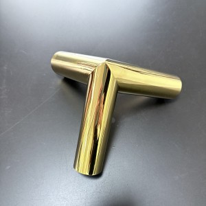 Zotye από ανοξείδωτο χάλυβα χρυσό ηλεκτρολυτικό τριγωνικό τρεις-Διακοσμητικό διακοσμητικό περίπτερο διαστάσεων