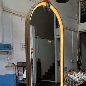 Zotye ανοξείδωτος χάλυβα Ολοκληρωμένη λάμπα και προσαρμόσιμη ηλεκτρολυμένη ανοξείδωτος χάλυβα έξυπνος καθρέφτης