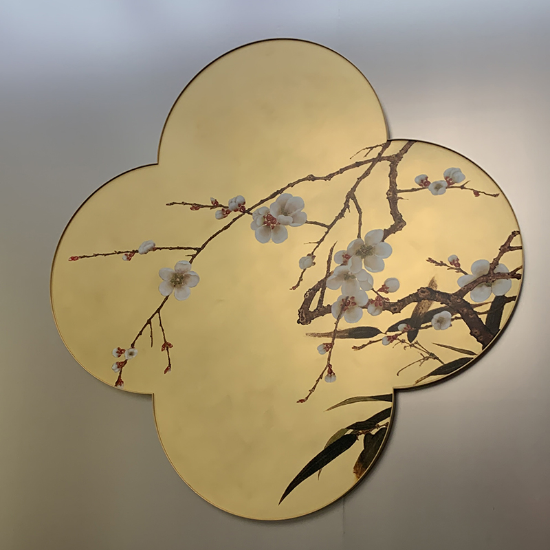 Zotye από ανοξείδωτο χάλυβα χρυσό ηλεκτρολυωμένο κινέζικο-Στυλ με μοτίβο από ανοξείδωτο χάλυβα διακοσμητικά αντικείμενα