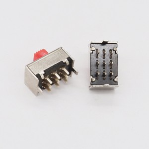 Slide Switch SS32F07 Δύο-Διακόπτης διαφάνειας θέσης, τρεις-με τον τρόπο-από την πλευρά-θέση δύο-Τοποθεσία Slide Micro Mini Electronic Switch