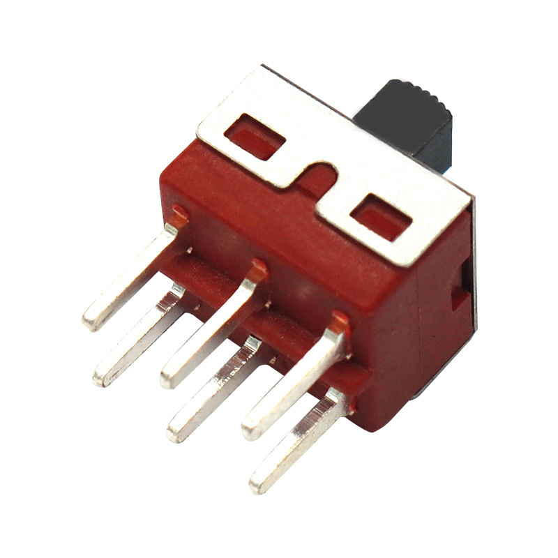 Slide Switch SS22D10 Υψηλή-Τρέχουσα διακόπτη διαφάνειας για ιατρικά παιχνίδια, εξοπλισμό ήχου, ηλεκτρονικά προϊόντα, κατακόρυφη και κατακόρυφη έλξη 2-διακόπτης διαφάνειας θέσης